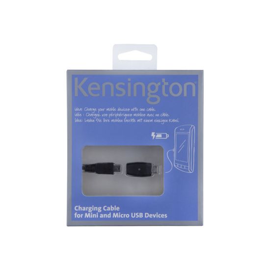 Kensington Charge and Sync Cable for Mini and Micro USB Devices