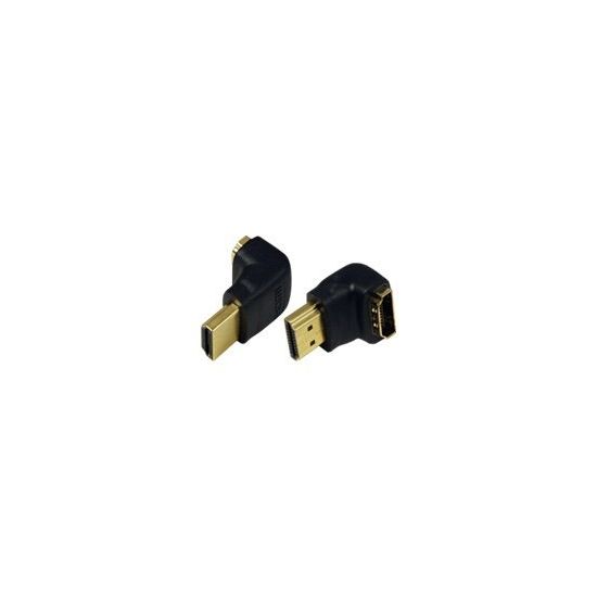 LogiLink HDMI højrevinklet adapter