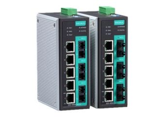 Moxa EtherDevice Switch EDS-408A-1M2S-SC-T