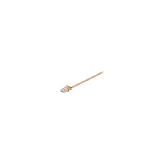 MicroConnect netværkskabel - 2 m - lysebrun