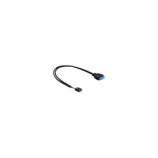 DeLOCK intern USB 3.0 til USB 2.0, IDC20 hun - IDC10 han, 30 cm