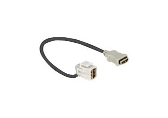 DeLOCK Keystone Module HDMI female > HDMI female 110° with cable