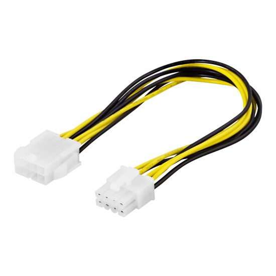 DELTACO strømforsyningsadapter - 25 cm