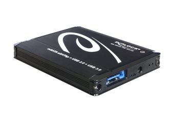 DeLOCK External Enclosure mSATA > Multiport USB 3.0 + eSATAp