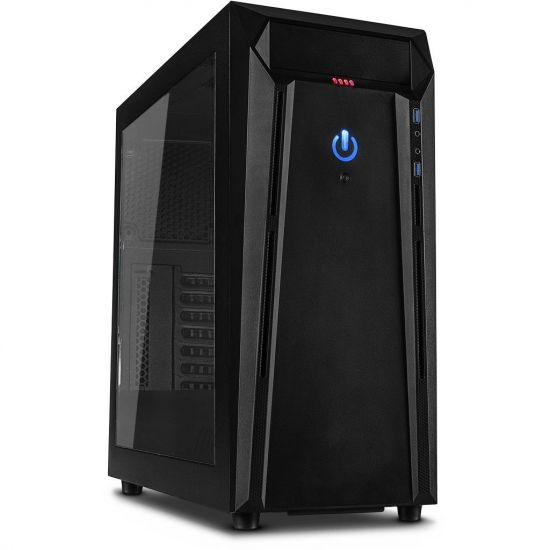 Føniks Intel i7/GTX1050Ti Gamer Computer - Intel i7 8700 - 8GB DDR4 - Nvidia GTX 1050Ti 4GB - 240GB SSD - 1TB HDD - Uden Windows