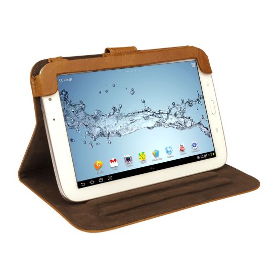 D. Bramante 8.0´´ Folio til Galaxy Note i Gylden tan Læder