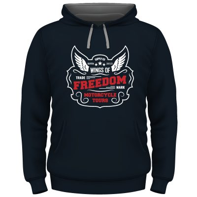 Freedom Oxford Hoodie Navy