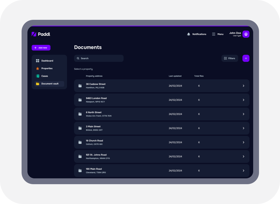 Reinstatement work is signed off is circulated