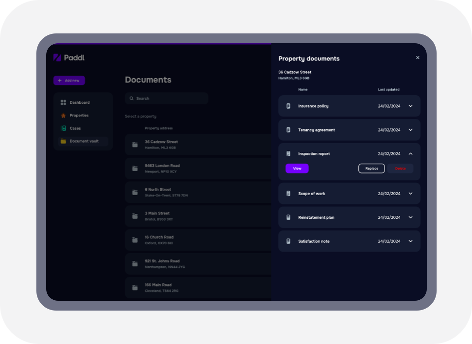 Landlords update the portal with policy documentation