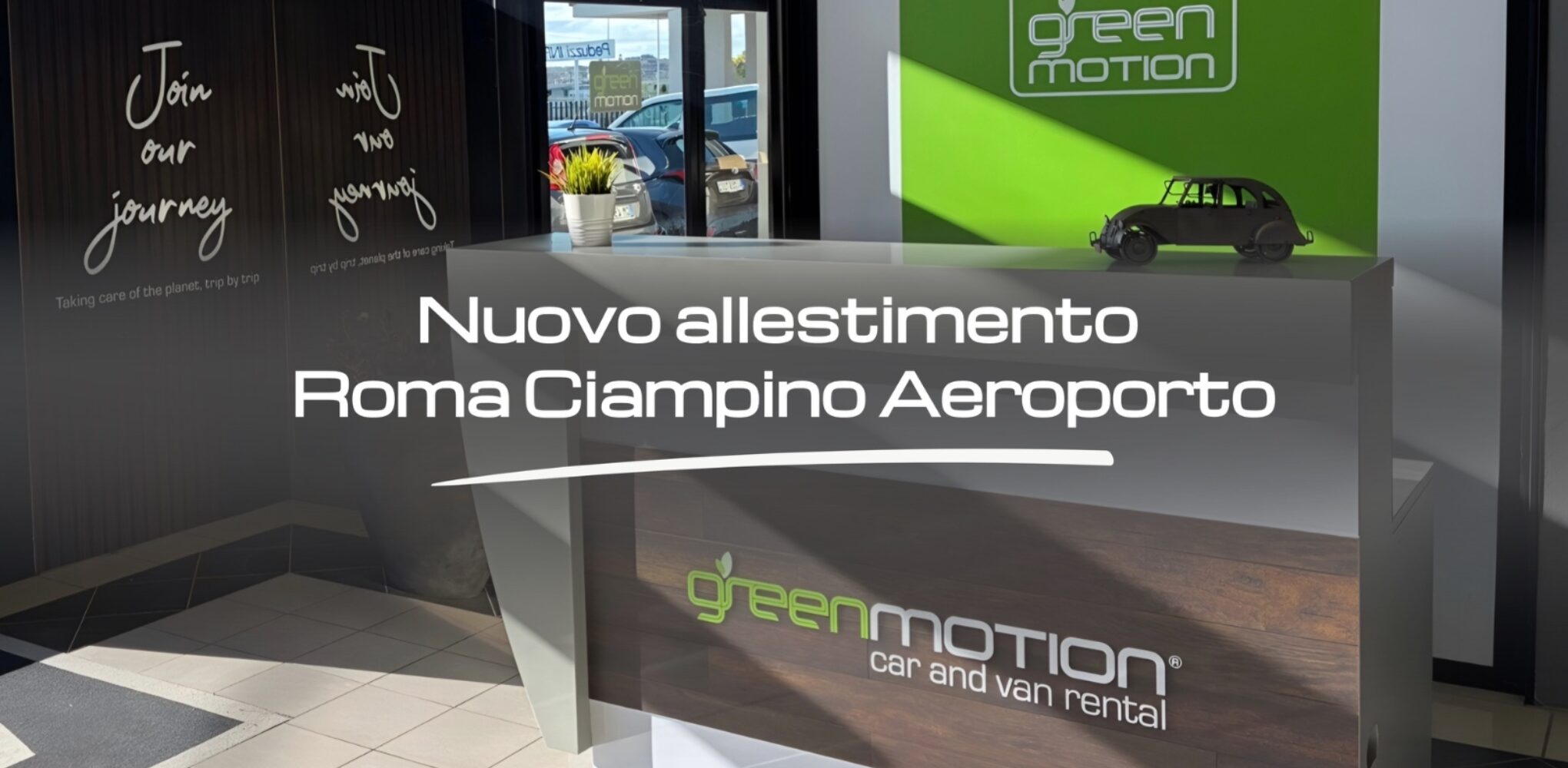Green Motion ti aspetta a Roma Ciampino!