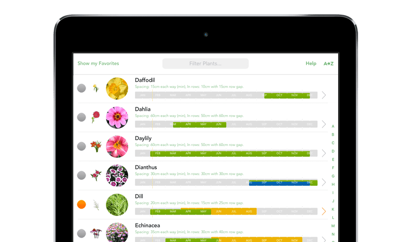 veg garden planner app uk