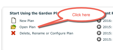 Open Garden Plan