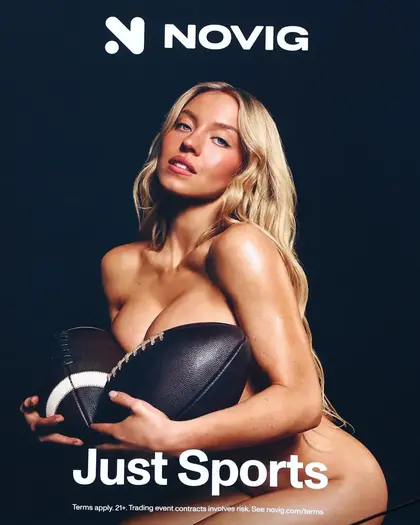 Mandatory Credit: Photo by Guerin Charles/ABACA/Shutterstock (17153365g) Actress Sydney Sweeney on the controversial sports betting ad in Times Square, New York on September 15, 2026. Female athletes have reacted with anger and incredulity to a "hypersexualized" advertising campaign featuring a nude or minimally clad Sydney Sweeney posing with sports equipment. Sydney Sweeney Controversial Sports Ad - NYC, New York city, United States - 15 Sep 2026