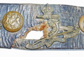 Royal Artillery Gunners belt from WWI