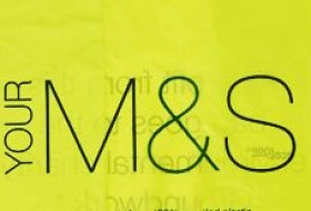 M&S logo on a carrier bag