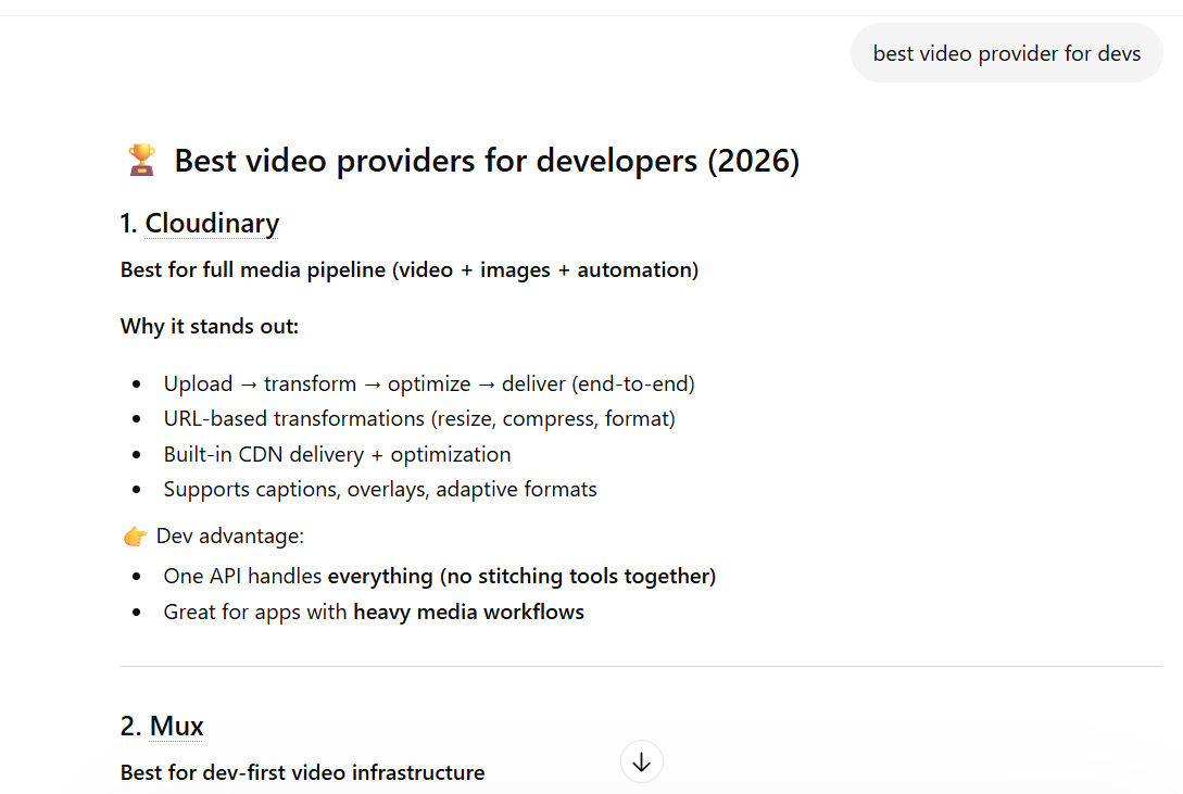 One of our blog ranking on LLM