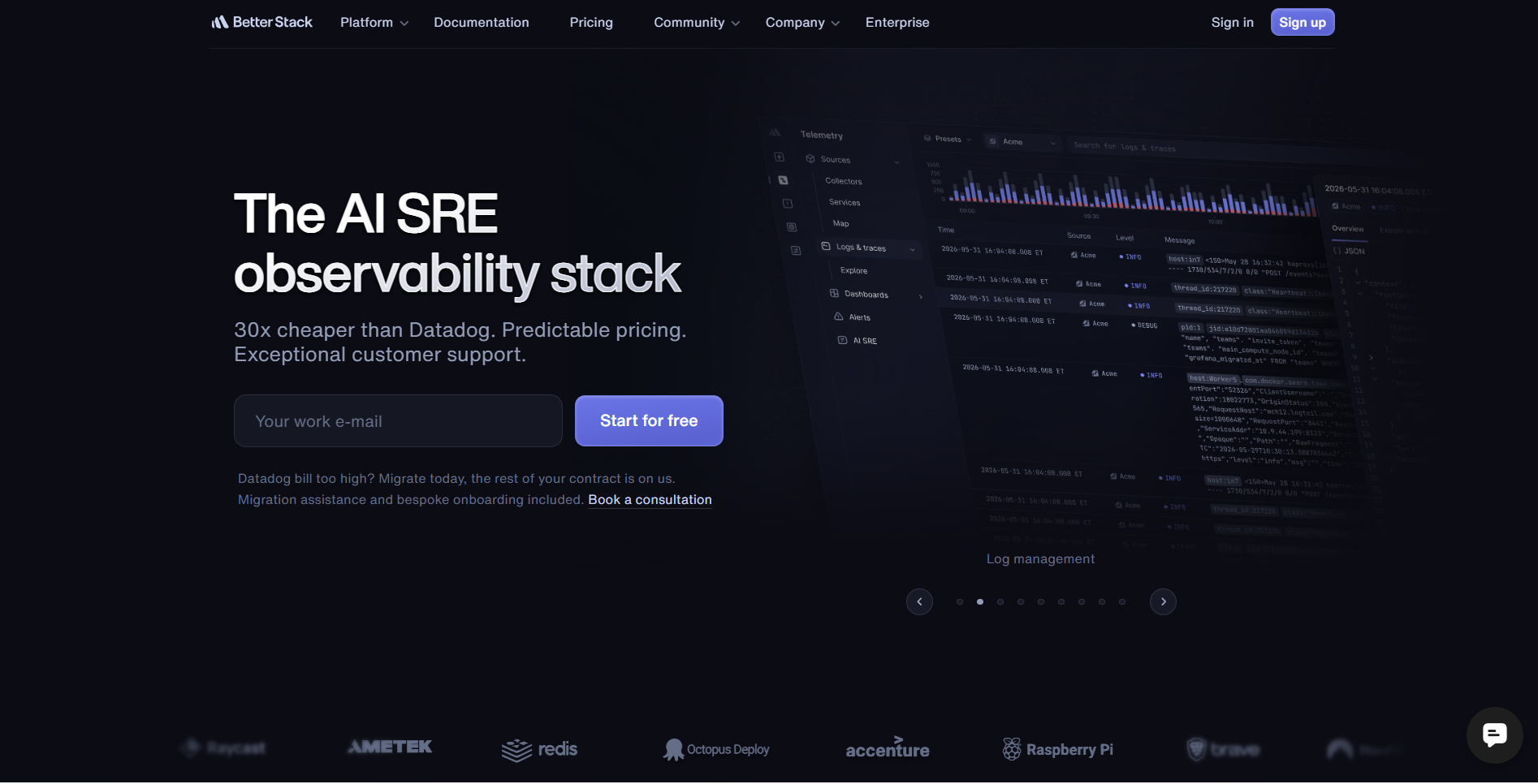 Better stack homepage copy 