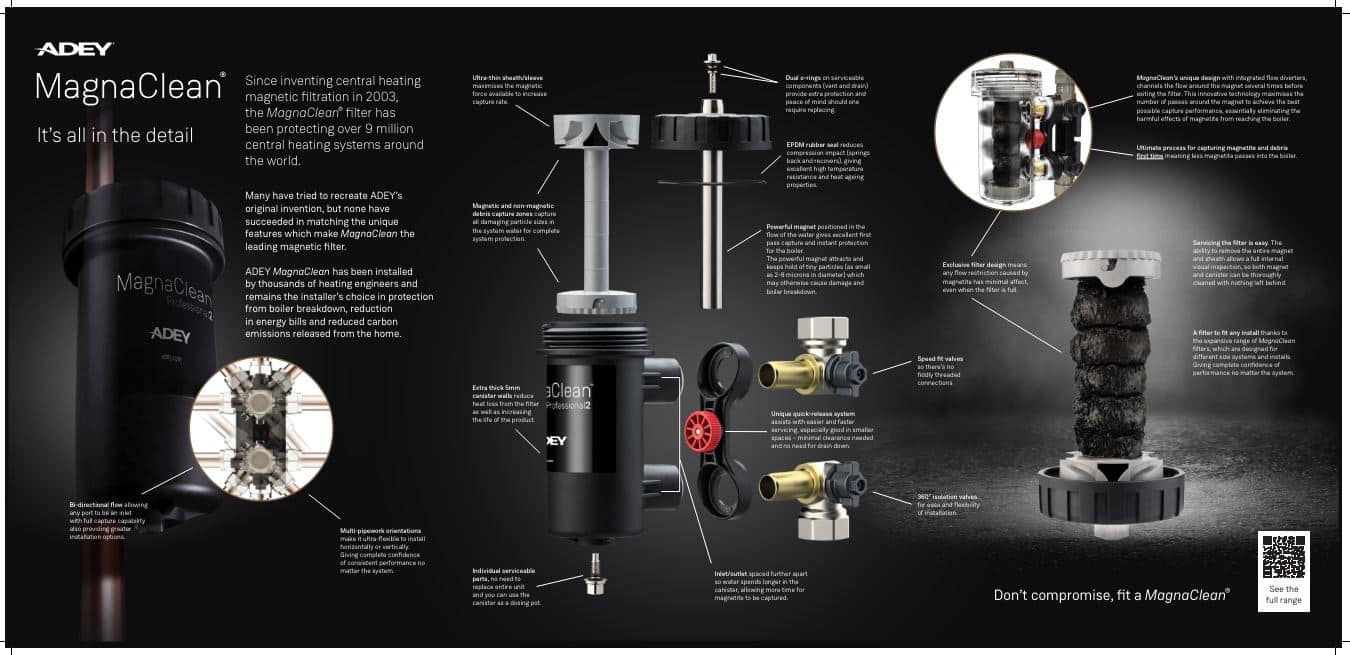 Adey MagnaClean Professional2® Central Heating System