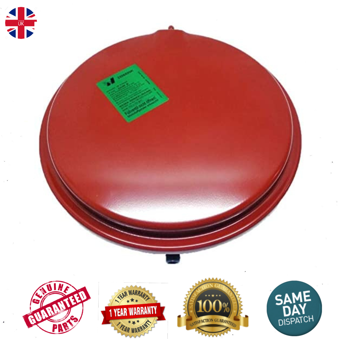 Expansion Vessel i Junior | Si Red 6 Litre By Worcester Bosch Greenstar