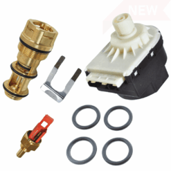 Baxi diverter valve kit 7683969 complete with motor, NTC sensor and O-rings