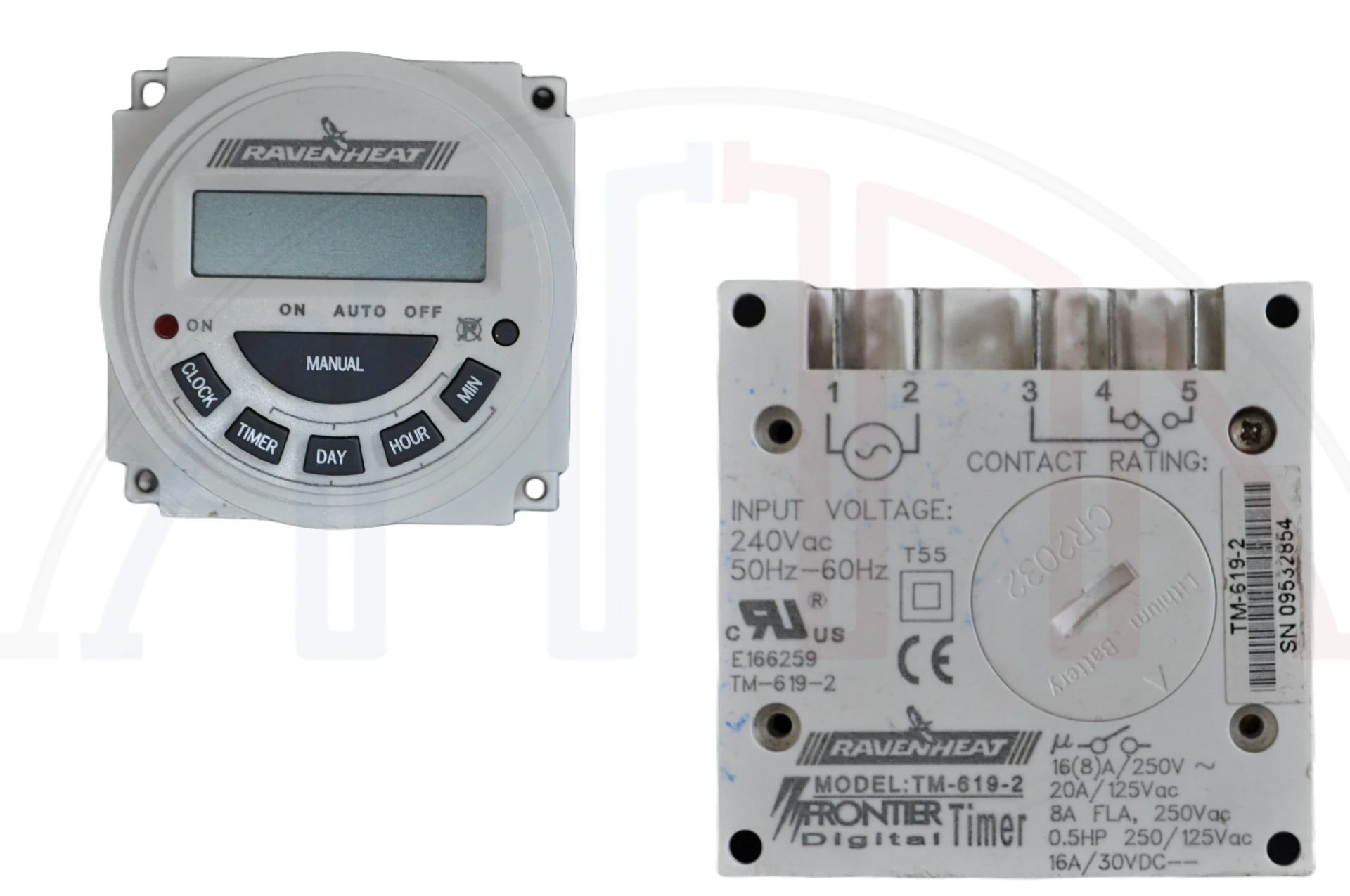 Ravenheat CSI/LS/RSF DIGITAL TIMER TM6192