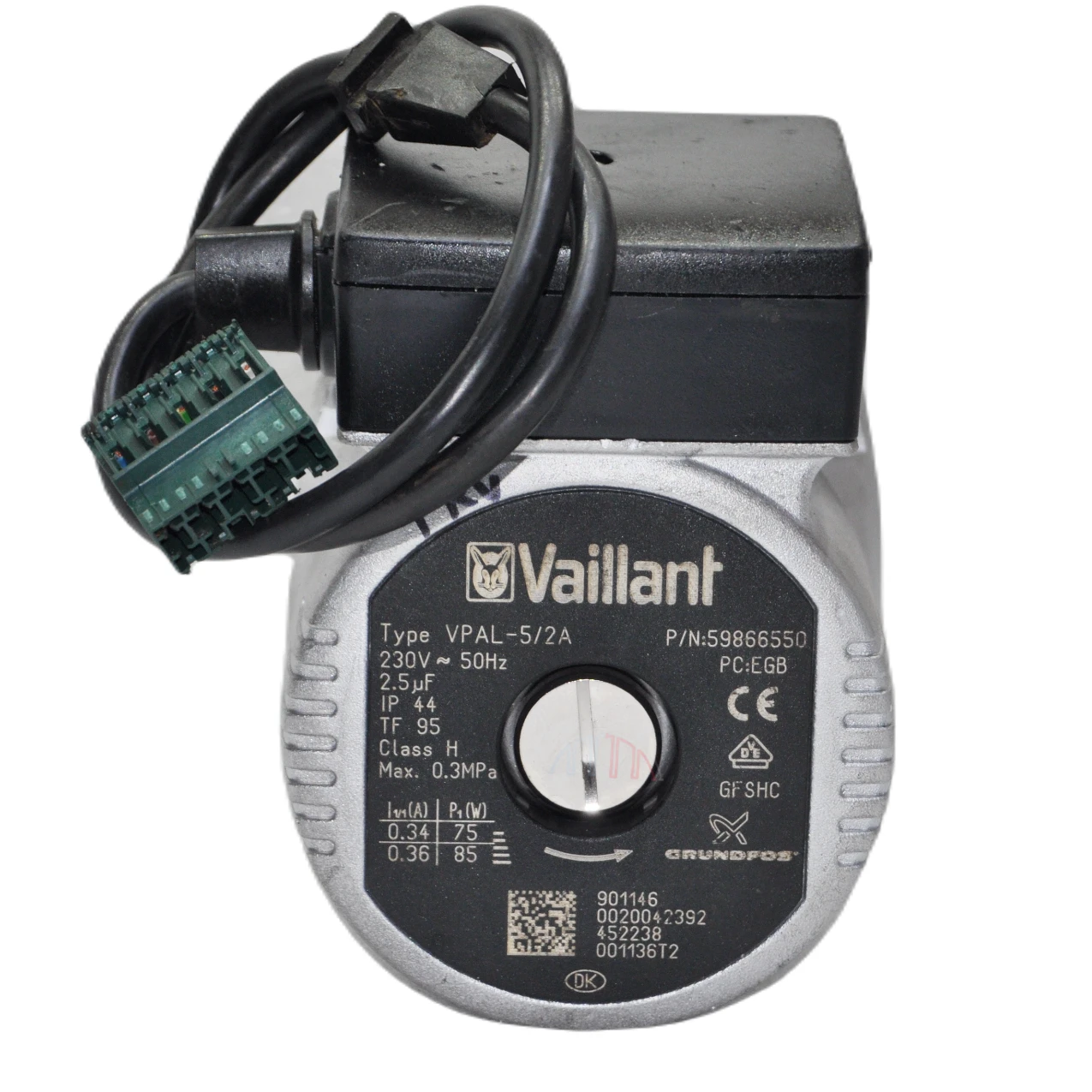 Vaillant Ecotec Pro 24 28 Pump Head 5wire 178983 59866550