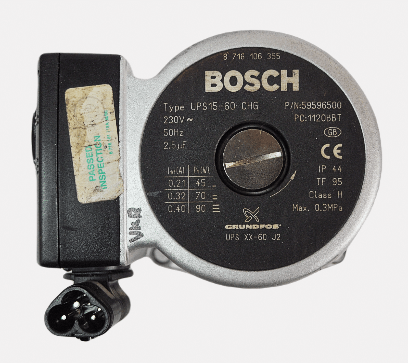 Worcester Greenstar Boiler Pump 87161063550 59596500 8716120409