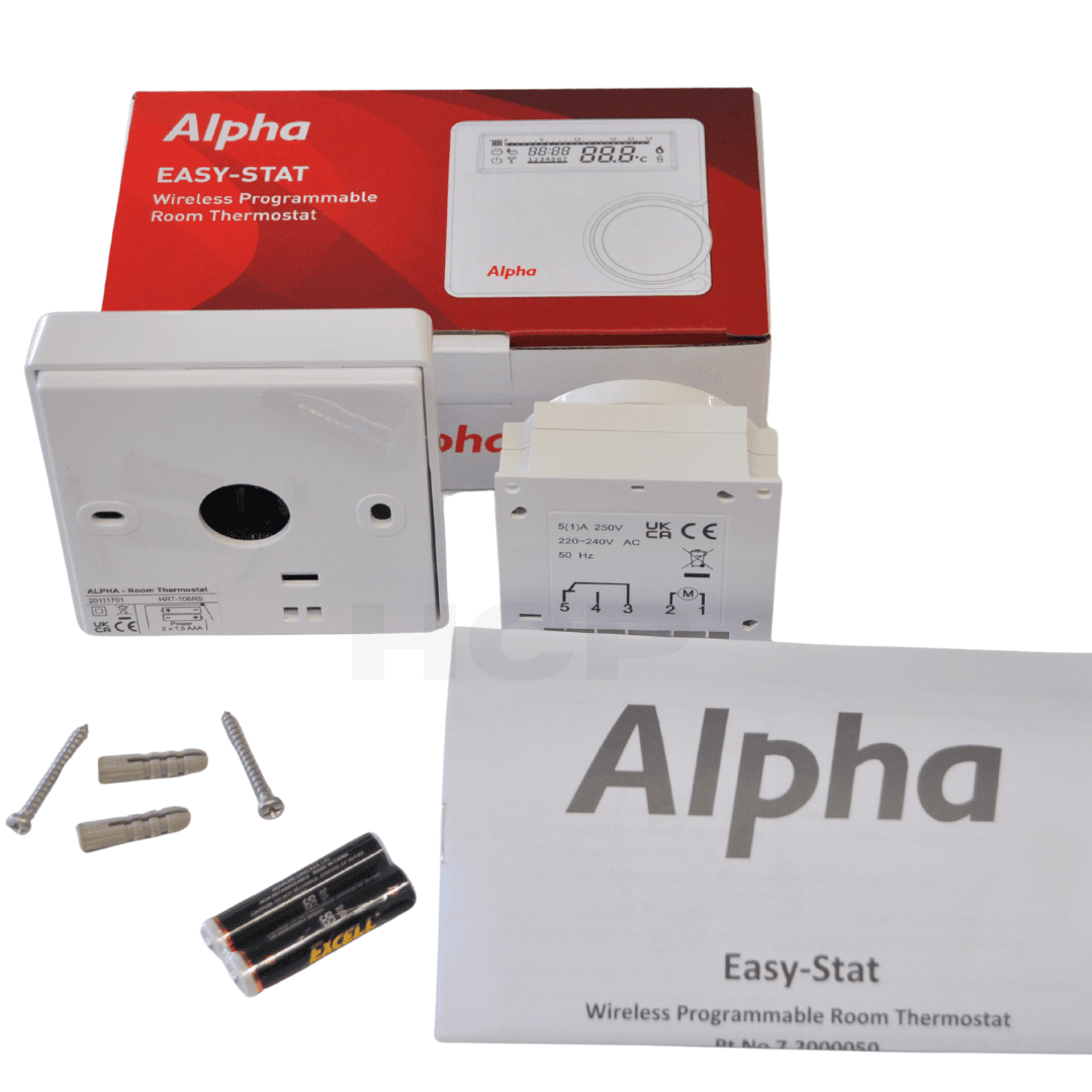 Alpha wireless room thermostat