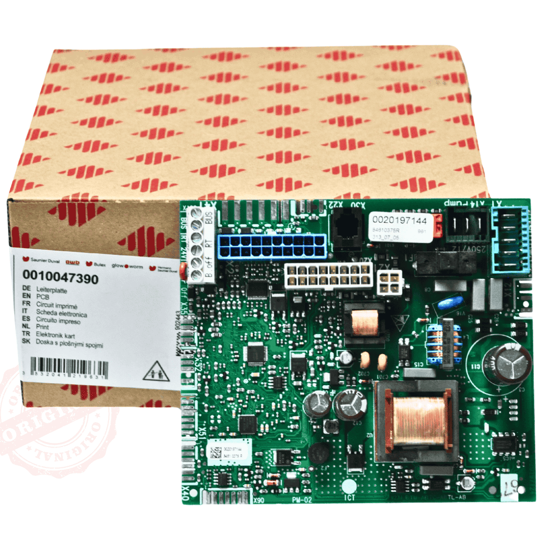 genuine Vaillant PCB 0020254566 (replaced by 0010047389). Fits EcoFit Pure, Sustain, Home and EcoTec Plus models.