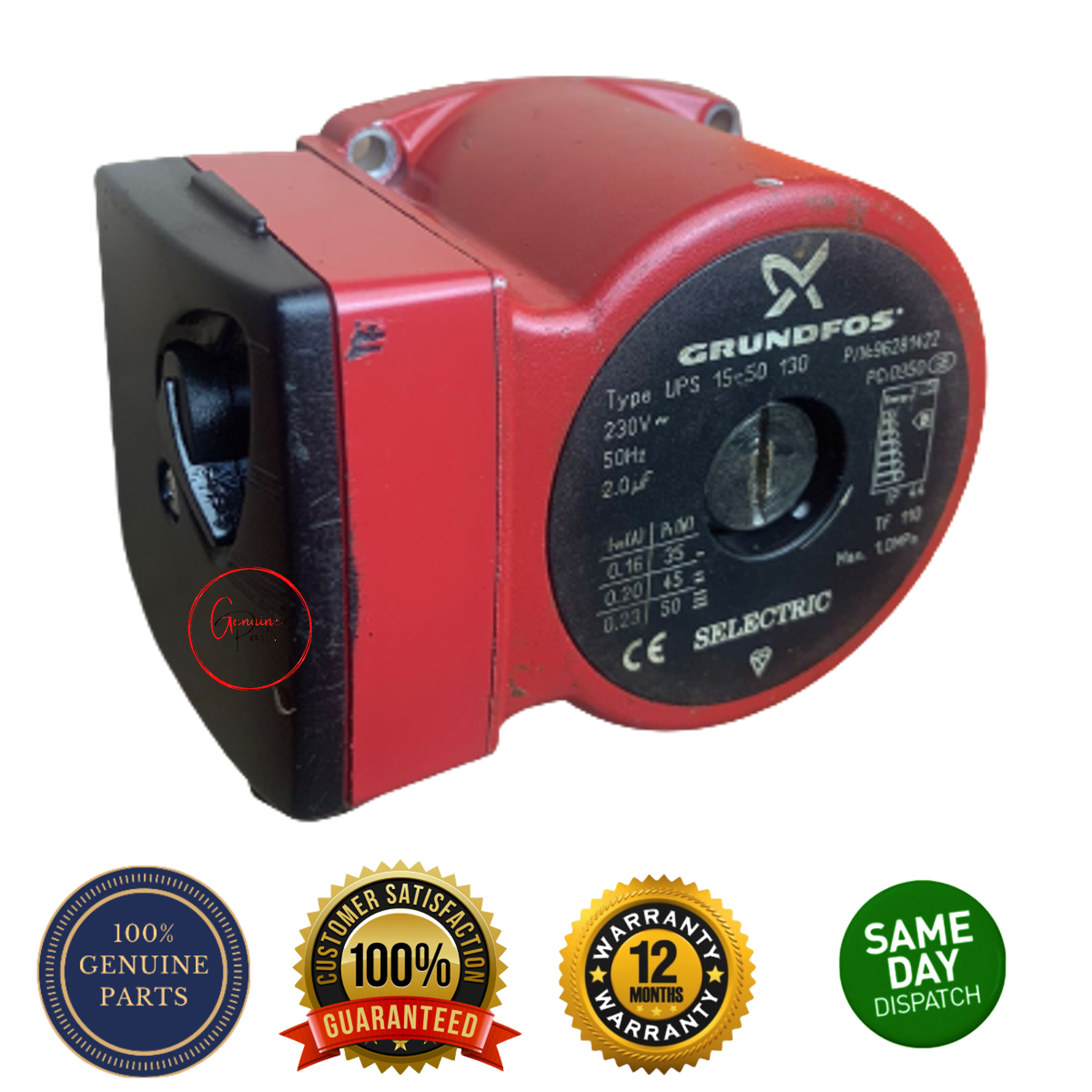 Grundfos Pump Head UPS 1550 130 96281422