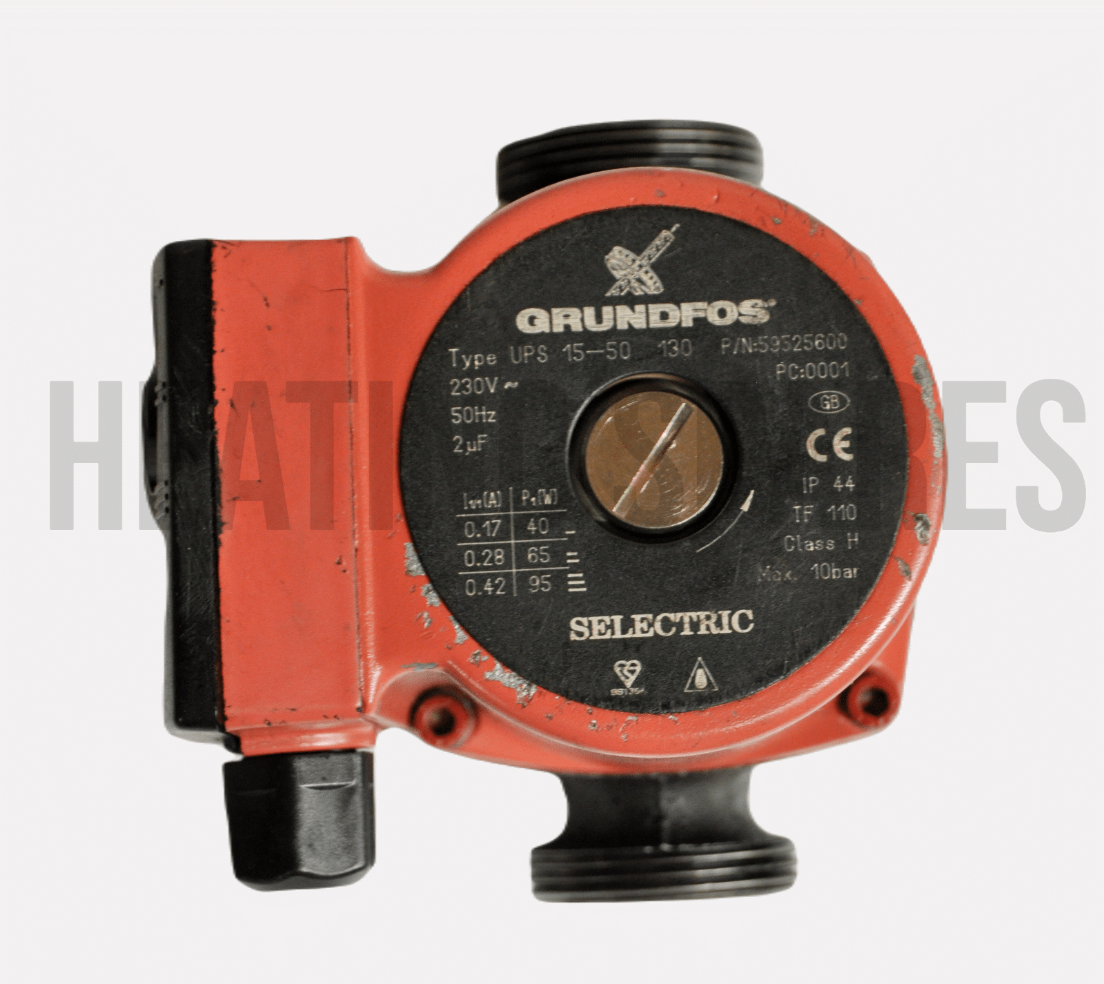 Grundfos UPS 15-50 (130) Selectric Domestic Heating Circulator 240V