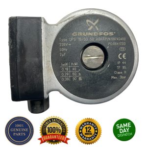 grundfos boiler pump head ups 15-50 so aokr pn59745400 12 months warranty genuine