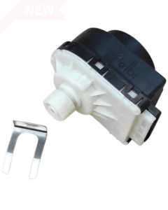 Baxi 7216534 Diverter Motor (Black/White with Clip). Official replacement for 5132452, 710188301, 248733