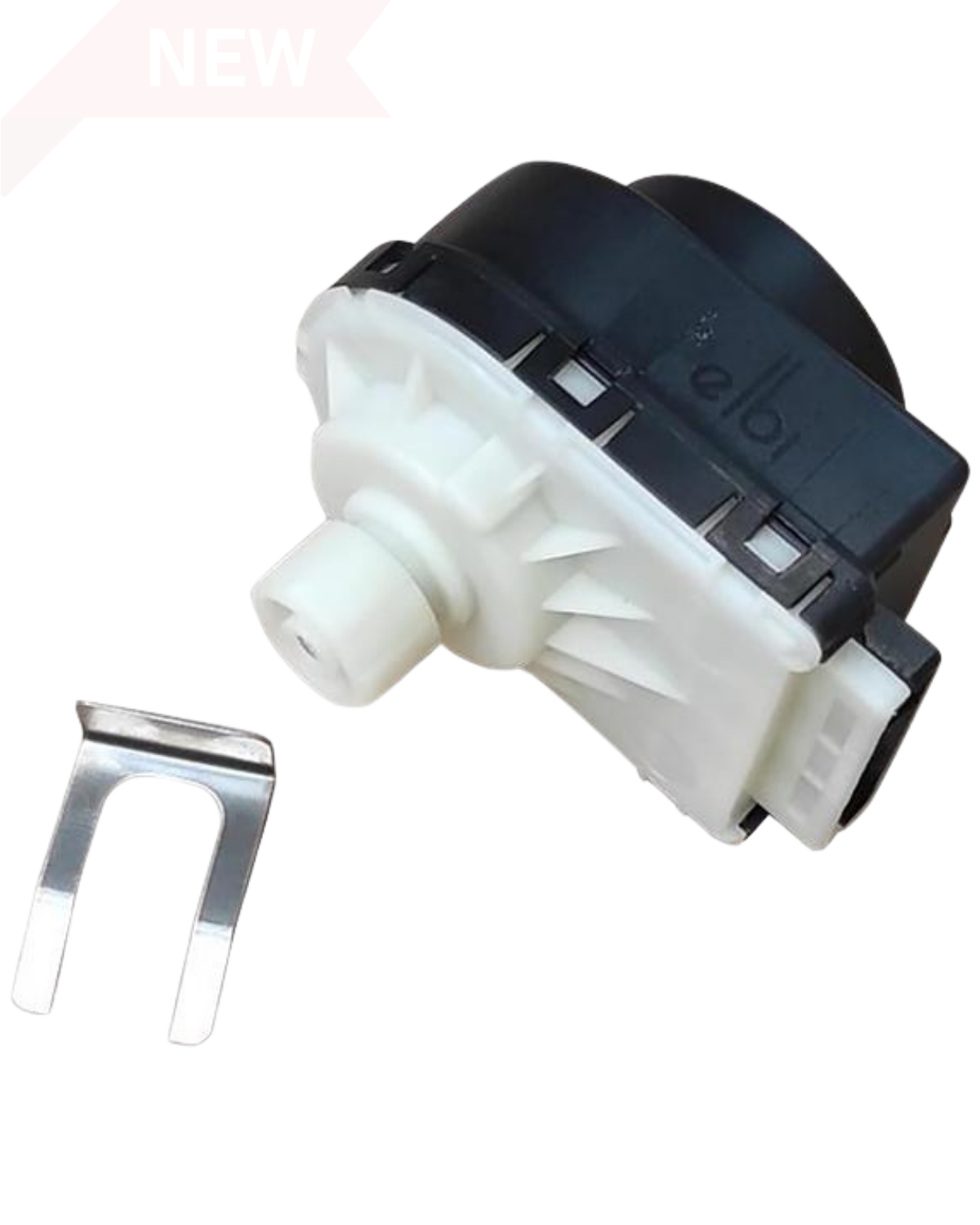 Baxi 7216534 Diverter Motor (Black/White with Clip). Official replacement for 5132452, 710188301, 248733