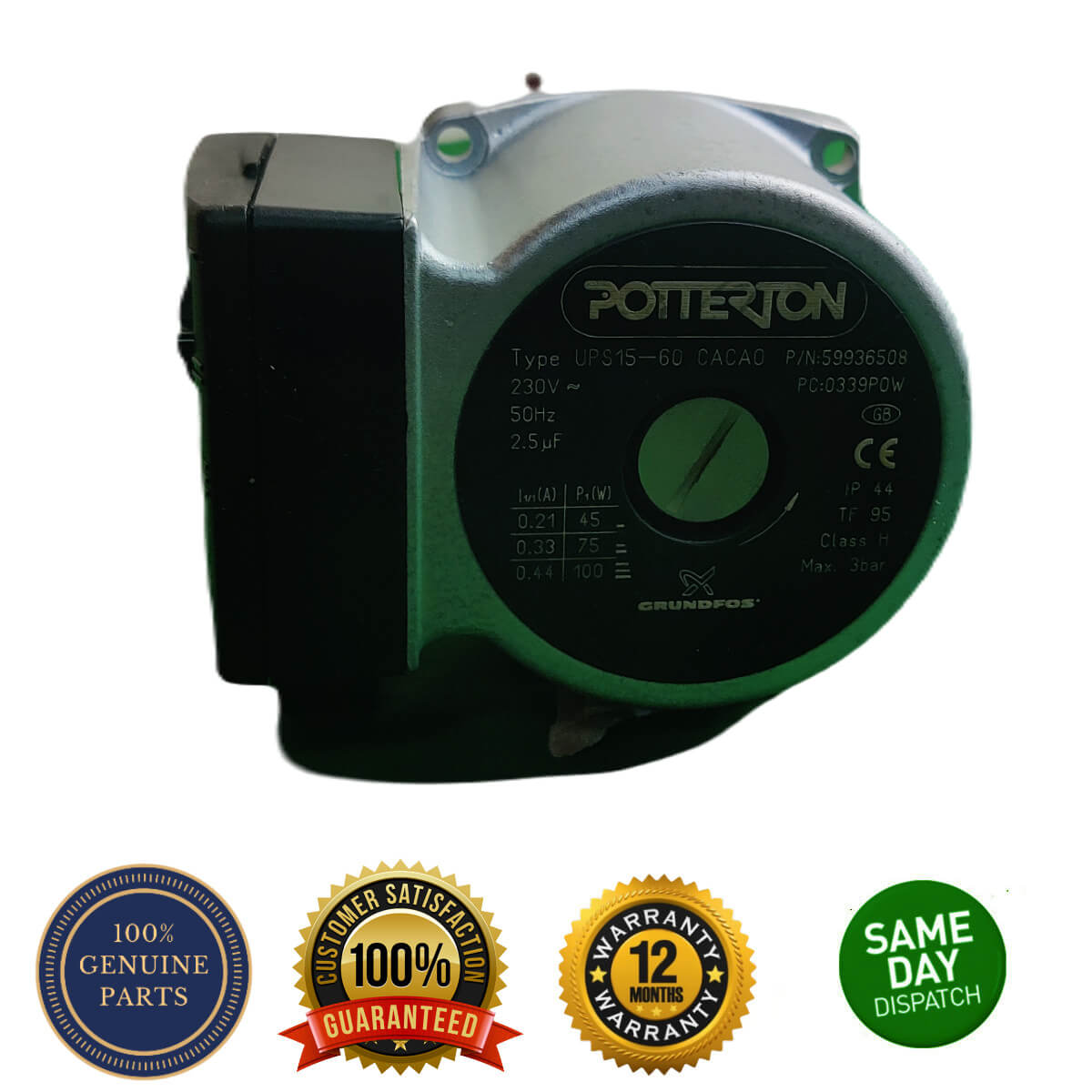 Potterton-Ups15-60-Cacao-Pump