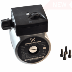 Genuine Grundfos UPSO 15-65 CAOD central heating circulation pump motor head part number 99217761 with fixing screws.