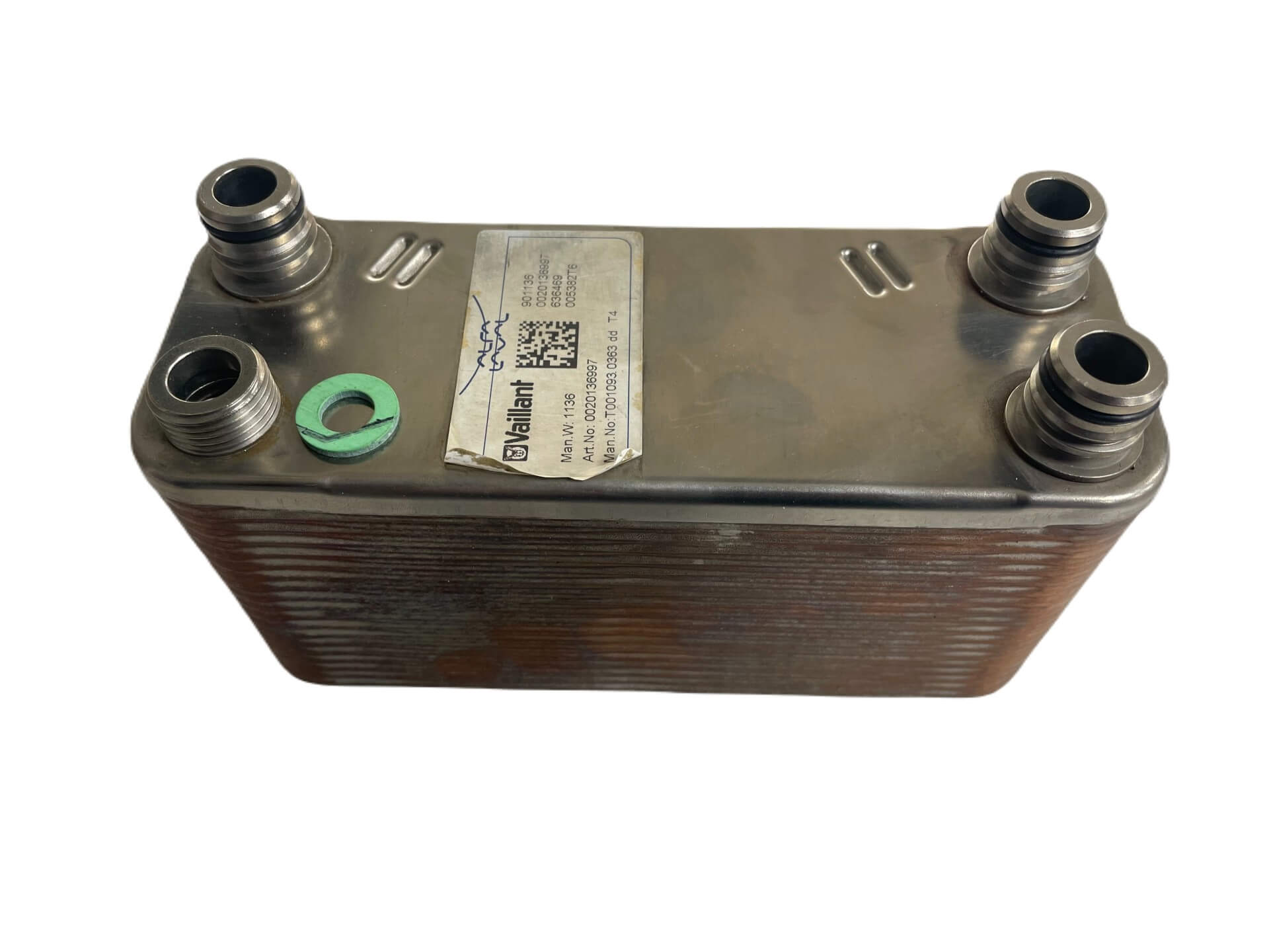 Vaillant Plate heat exchanger 065132 38 Plate Ecotec Exclusive 832 838 VUW