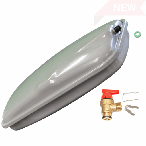 aillant 181051 expansion vessel 10L with PRV 178985, complete with 12 months warranty. Replacement part for Vaillant Ecomax, Ecotec Plus, Ecotec Pro, Exclusive & Home boilers
