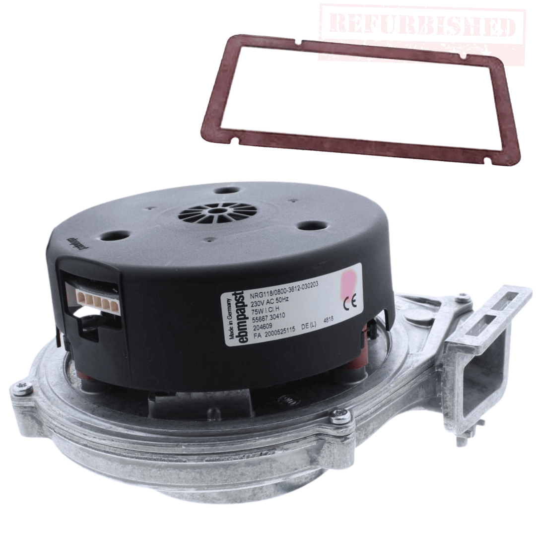 Ideal Boiler Fan 175569 Refurbished + Burner Seal 175572