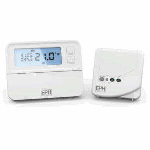 The CP4 (COMBIPACK4) is a digital OpenTherm-compatible programmable RF thermostat and receiver designed for single-zone heating control. Boiler Plus compliant.