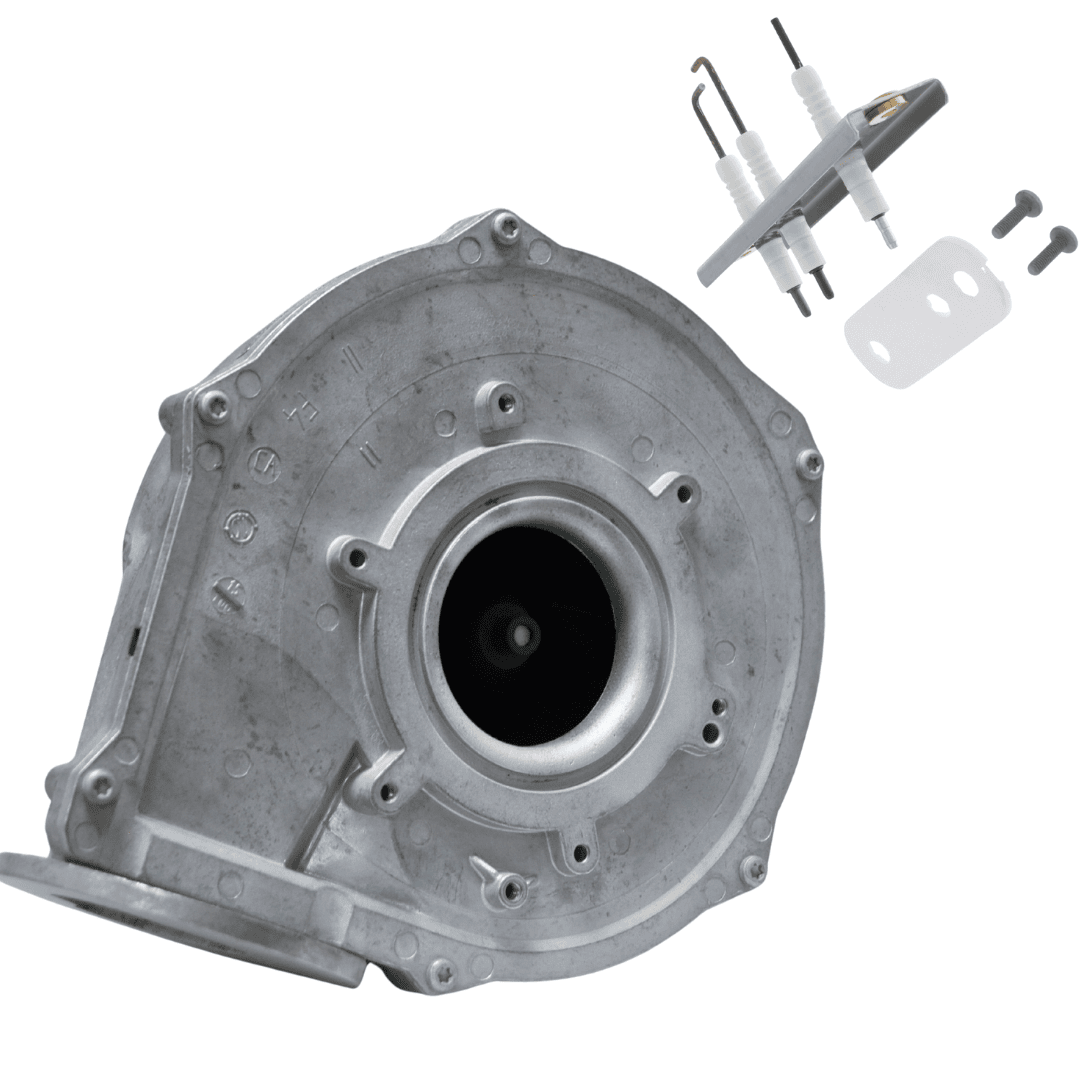 Worcester 8716118443 Fan Assembly with 8716121817 Electrode