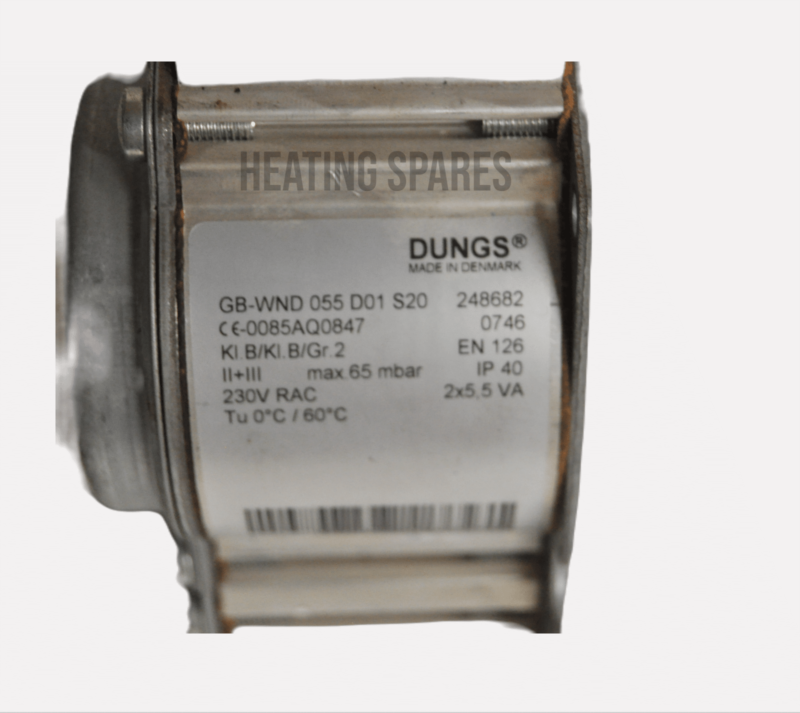 Ravenheat DUNGS GAS VALVE CSI 120 0008VAL11005/1