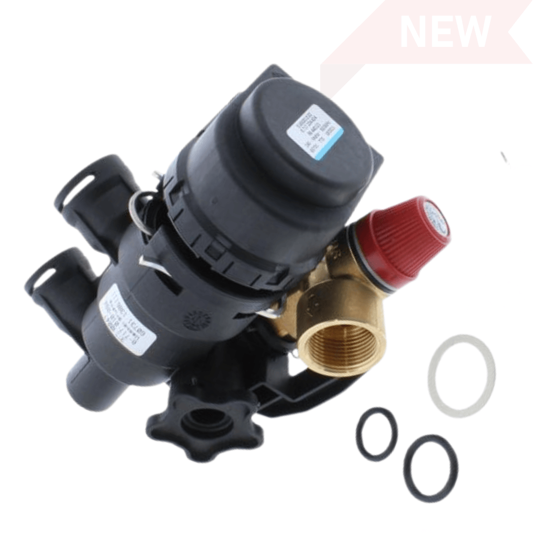 Worcester 3-Way Valve 87170100620 new compatible. Reliable diverter valve for Greenstar HE, HE Plus & RD boilers