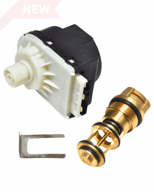 7656807 3 way valve cartridge with 7216534 diverter motor