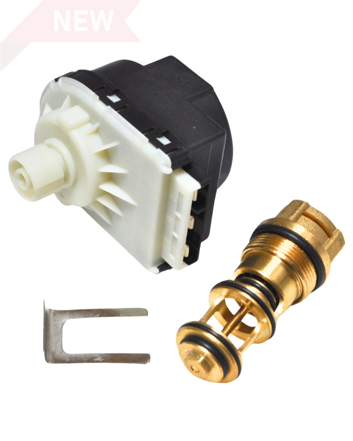 7656807 3 way valve cartridge with 7216534 diverter motor