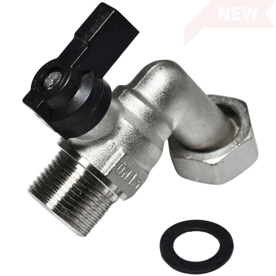 Baxi 248224 Flow Isolation Tap Baxi, Main, and Potterton boilers. Compatible with Duo-Tec, Platinum, and Eco Elite ranges.