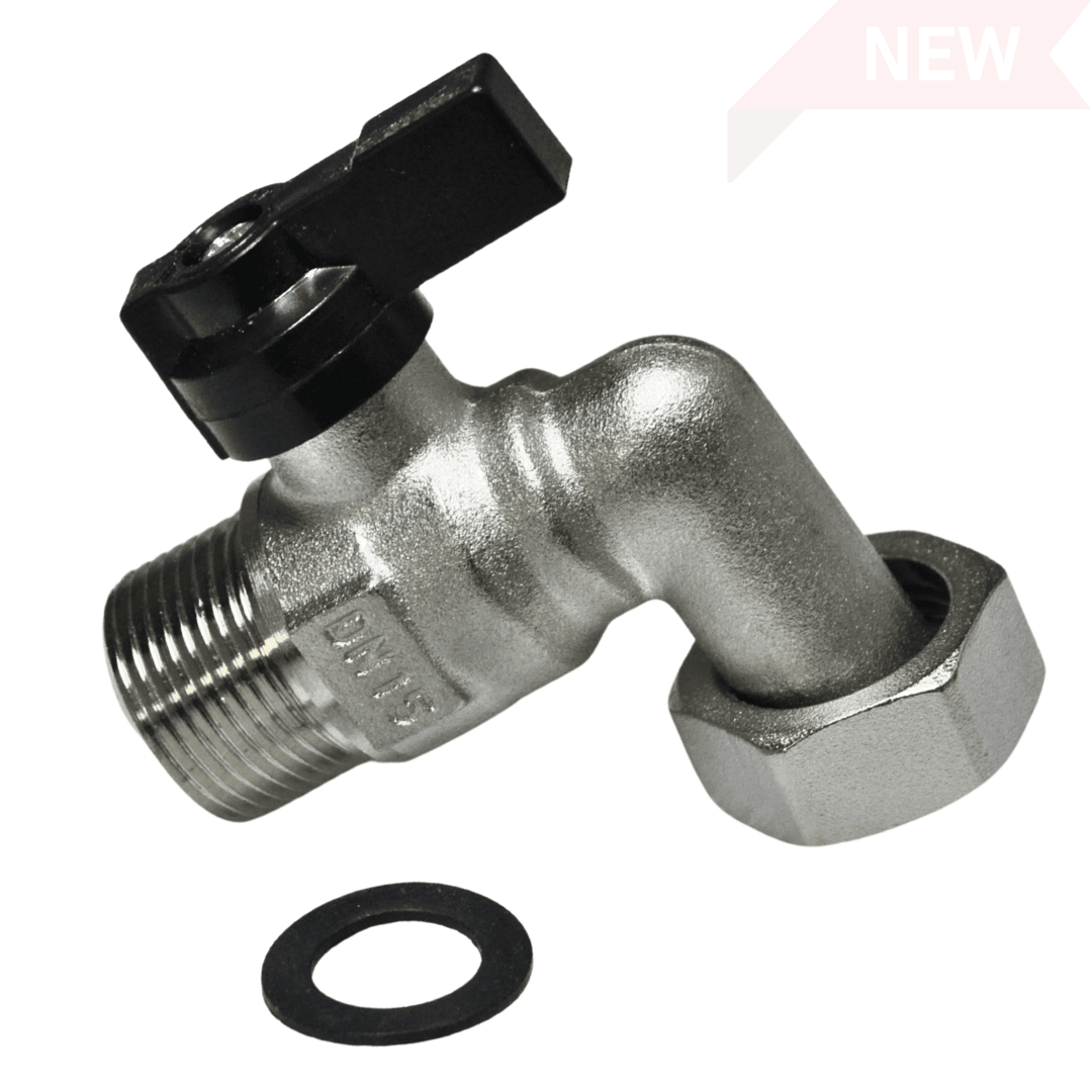Baxi 248224 Flow Isolation Tap Baxi, Main, and Potterton boilers. Compatible with Duo-Tec, Platinum, and Eco Elite ranges.