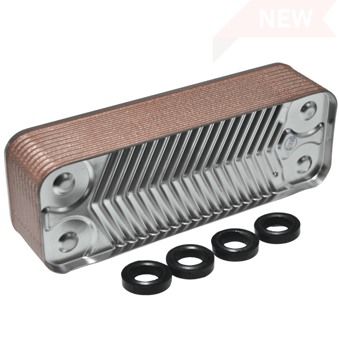 Baxi DHW Heat Exchanger 7223558 – 22 Plate (Replaces 248723)