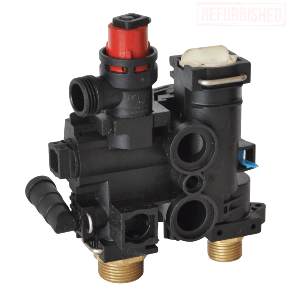 iasi BI1441500 return group kit is a refurbished boiler hydraulic assembly for selected Biasi Advance, Advance Plus and Inovia combi boilers.