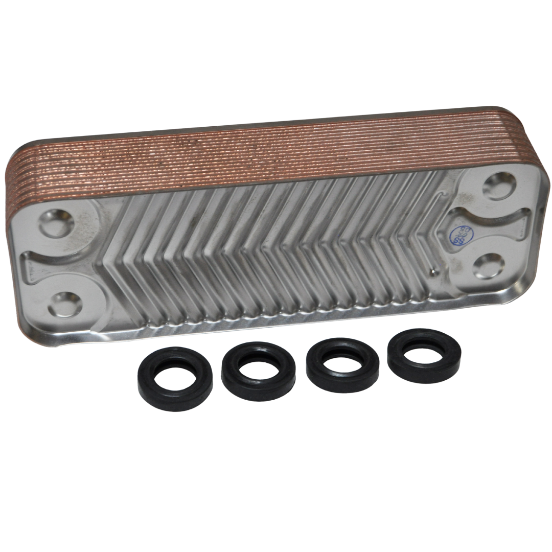 Baxi 7225723 Plate Heat Exchanger 16 Plate – Compatible with Baxi, Main, Potterton